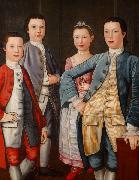 John Durand RapaljeChildren oil painting